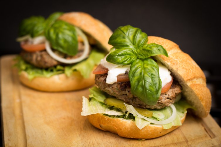 Hamburger au pain complet