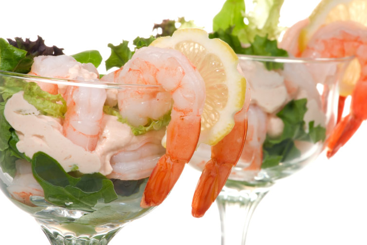 Cocktail de crevettes sauce rose