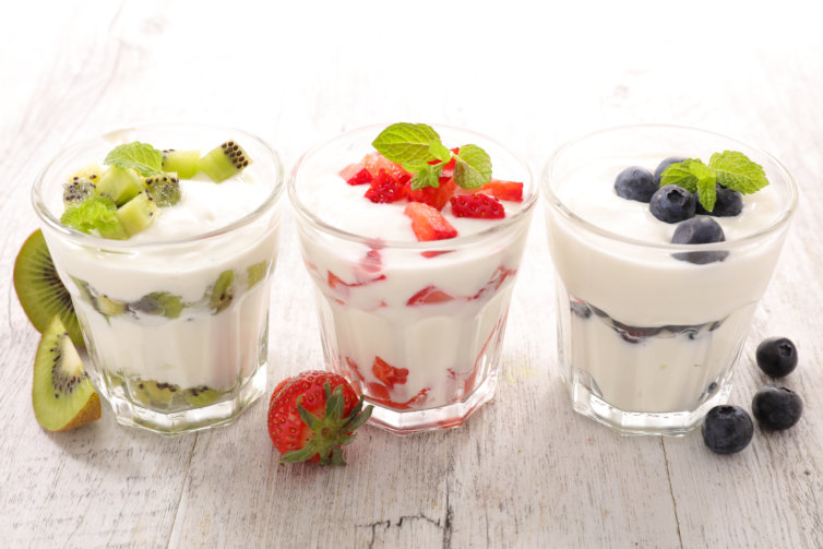 Mousse de fromage blanc et de kiwi