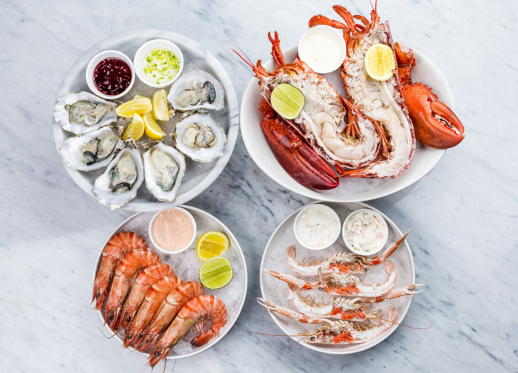 Huitres et ou fruits de mer